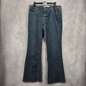 GAP Blue Stretch‎ Flare Straight Denim  Pants Jeans 16R